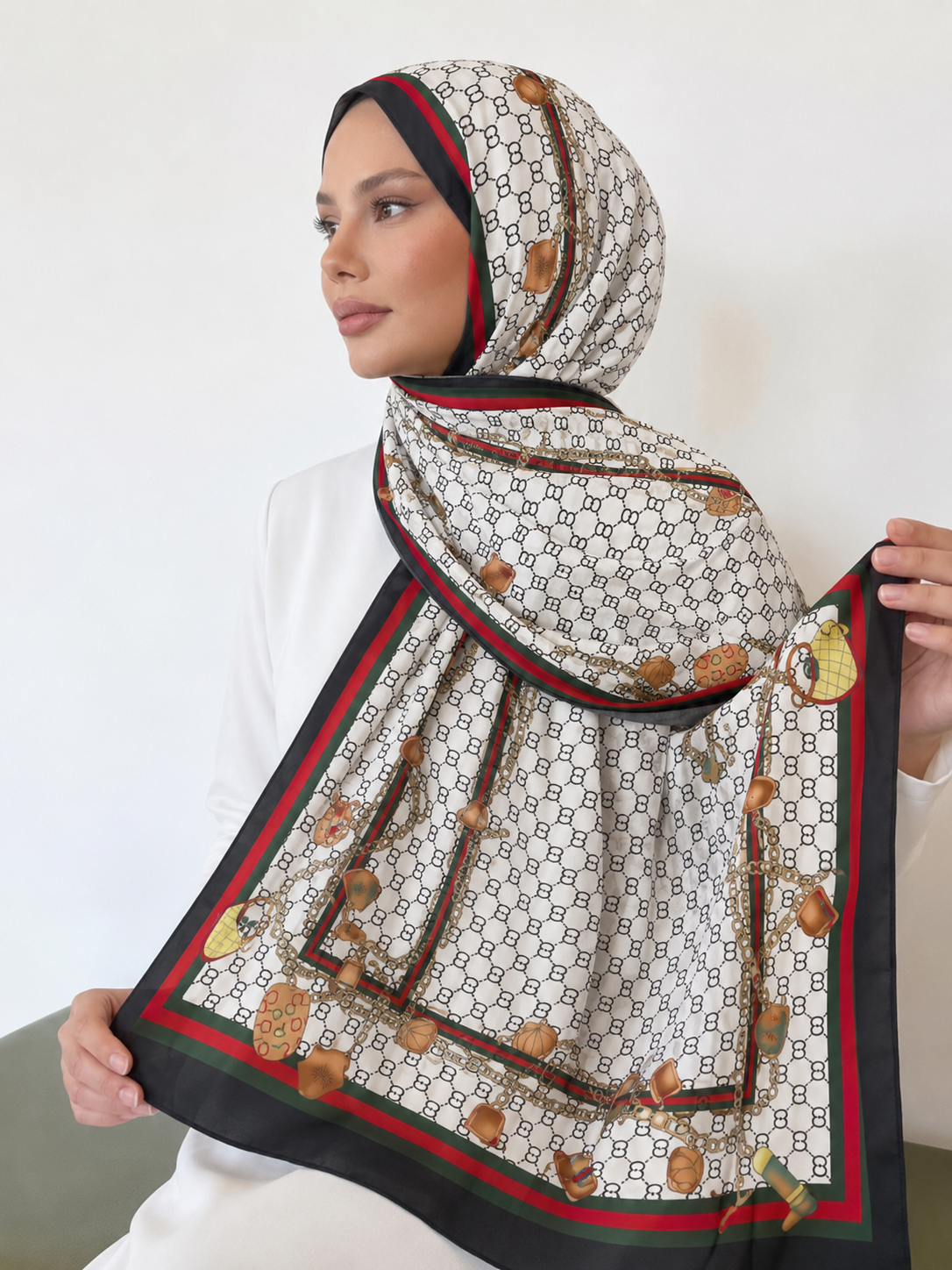 Heritage Charm Silk Scarf