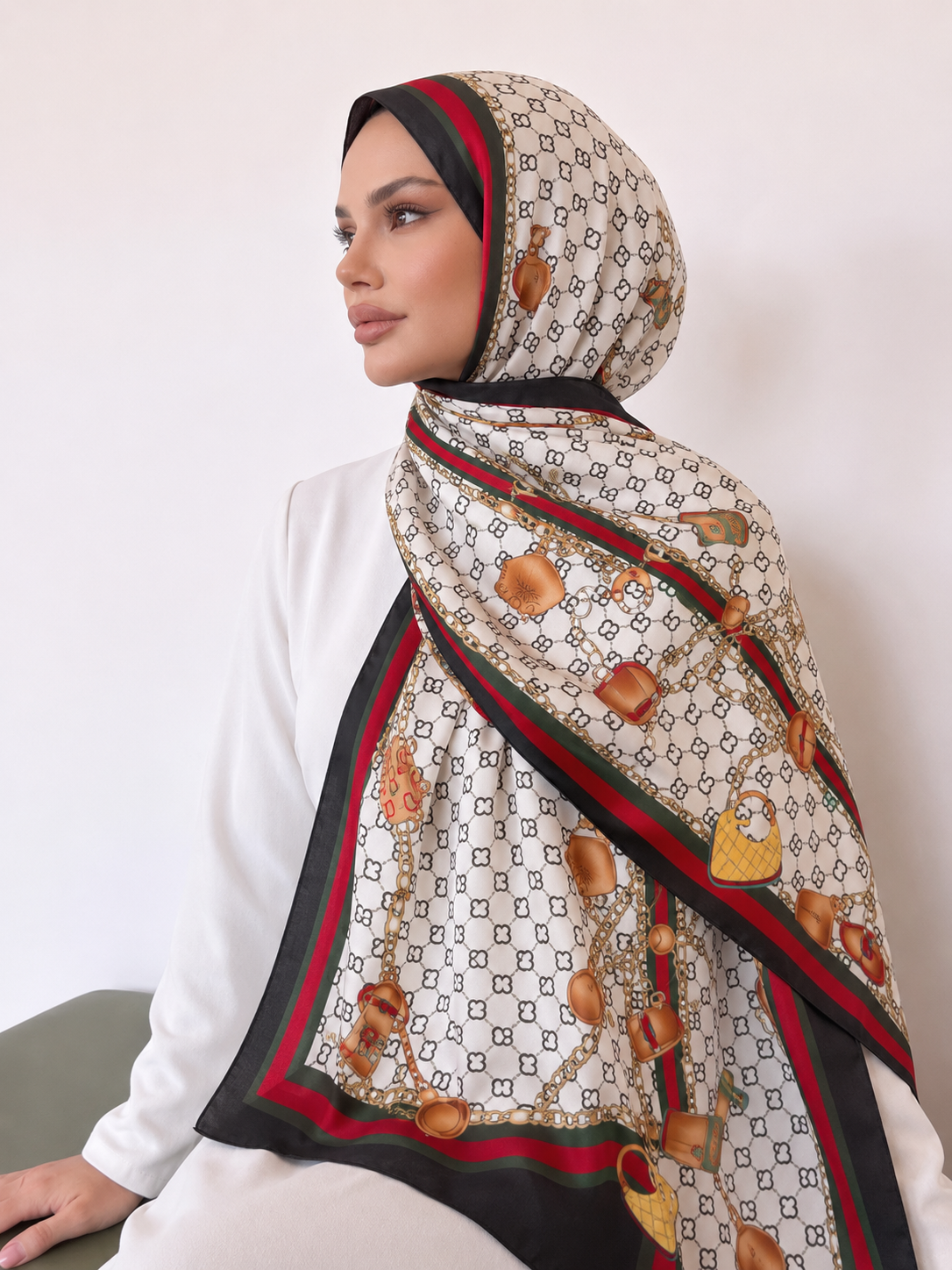 Heritage Charm Silk Scarf