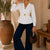 Star Elegance White Blouse