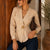 Star Elegance Beige Blouse