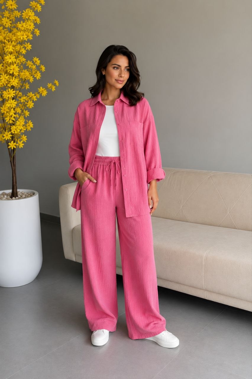 Hot Pink Comfort Linen Set