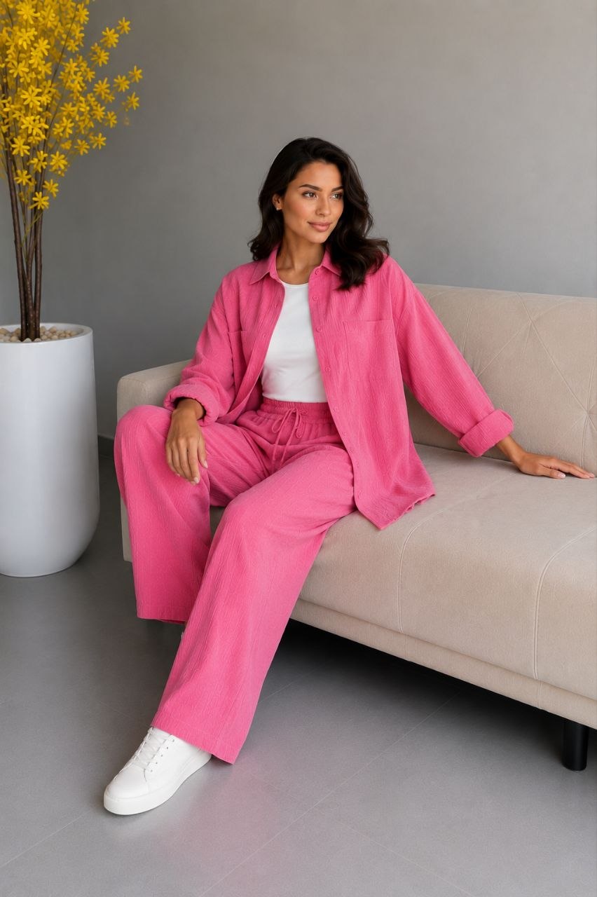 Hot Pink Comfort Linen Set