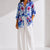 Watercolor Bloom Floral Summer Shirt