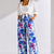 Watercolor Bloom Floral Summer Pants