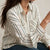 Olive Stripe Oversized Shirt