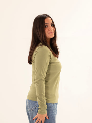 Olive Basic With  Sleeves