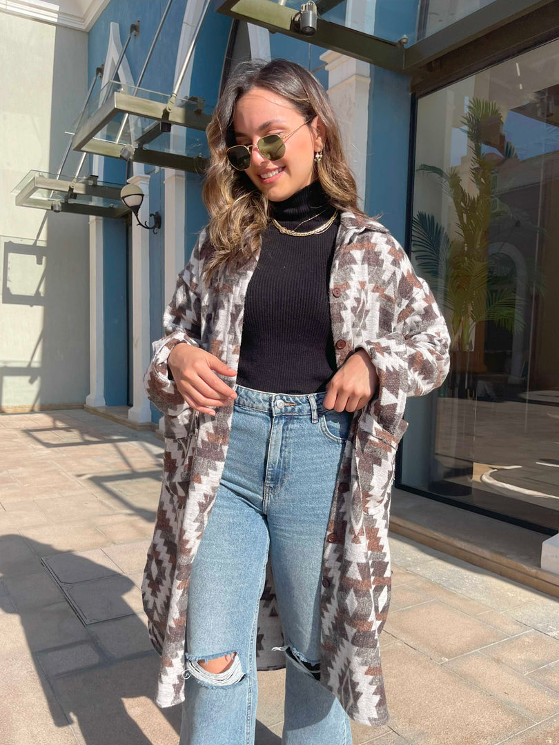 Brown Long Shirt